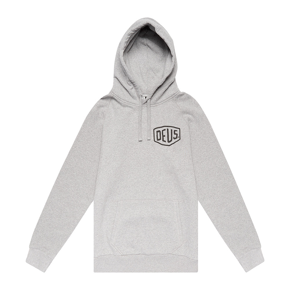 Tokyo Address Hoodie - Grey Marle