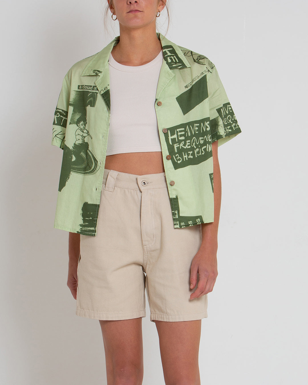 Freq Flag Short Sleeve Shirt - Sunny Multi
