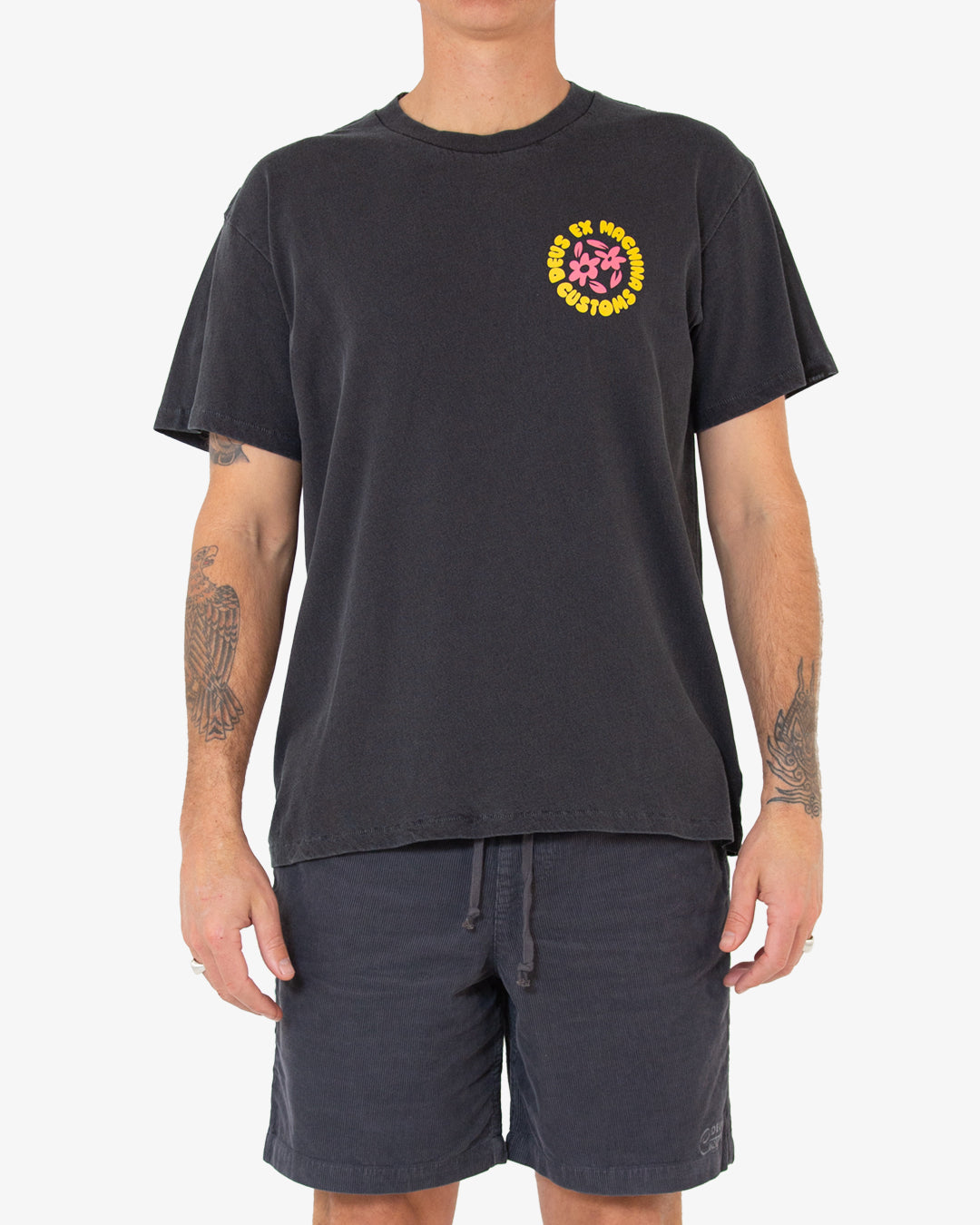 Calypso Tee (Box Fit) - Shadow Black