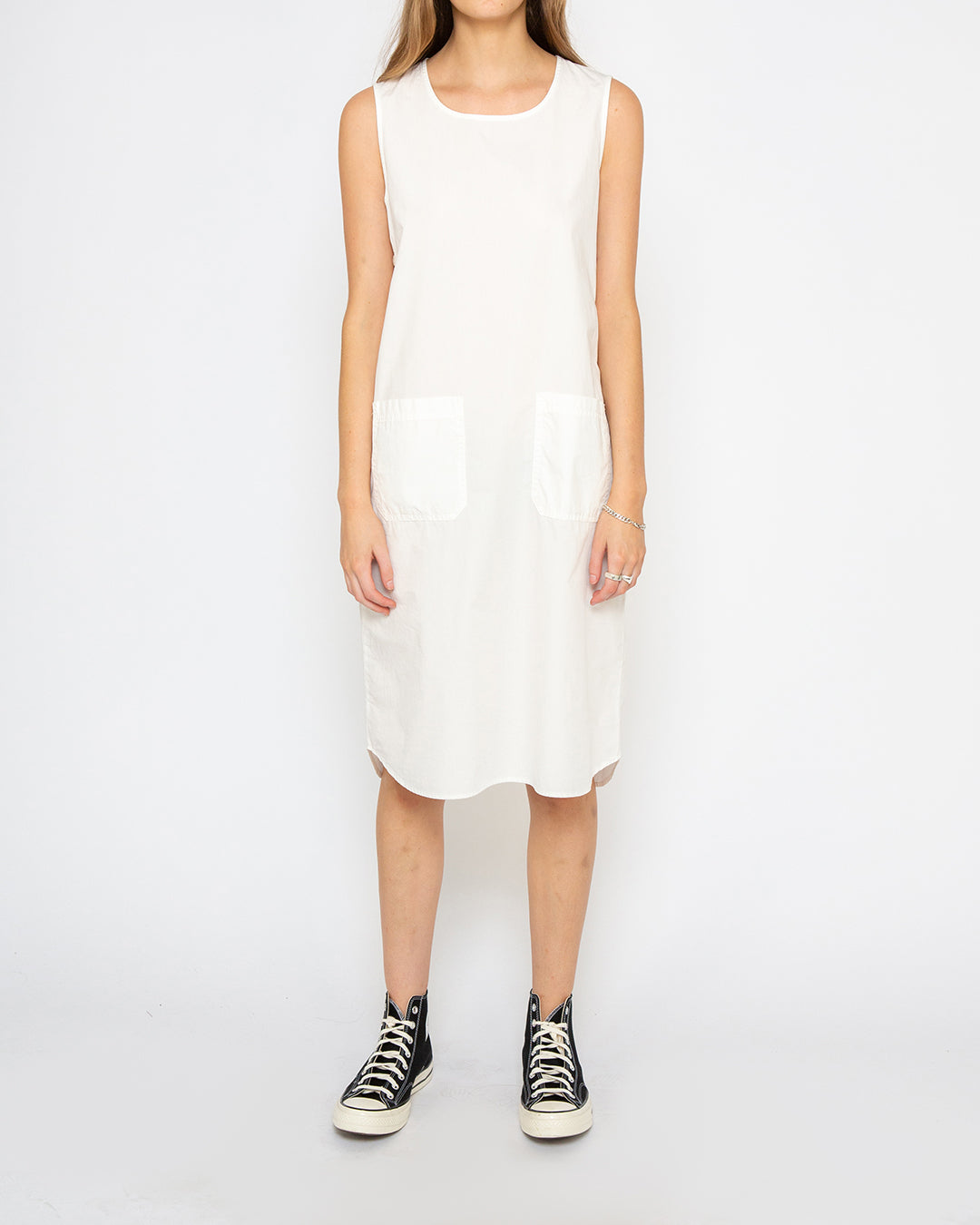 Work Dress (Relaxed Fit) - White