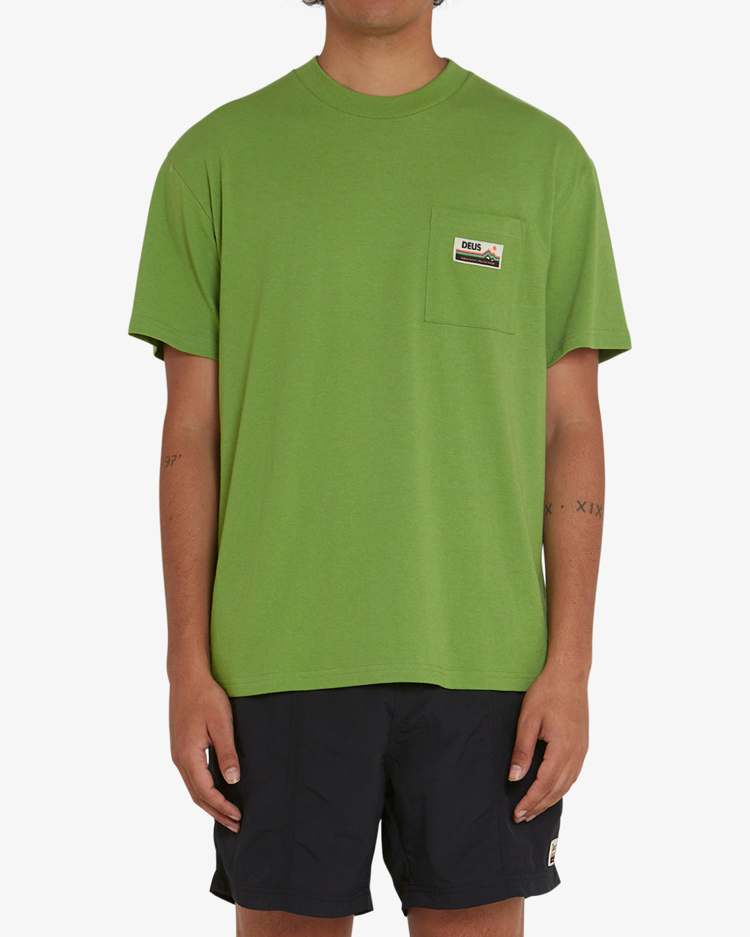 Tango Pocket Tee - Camp Green