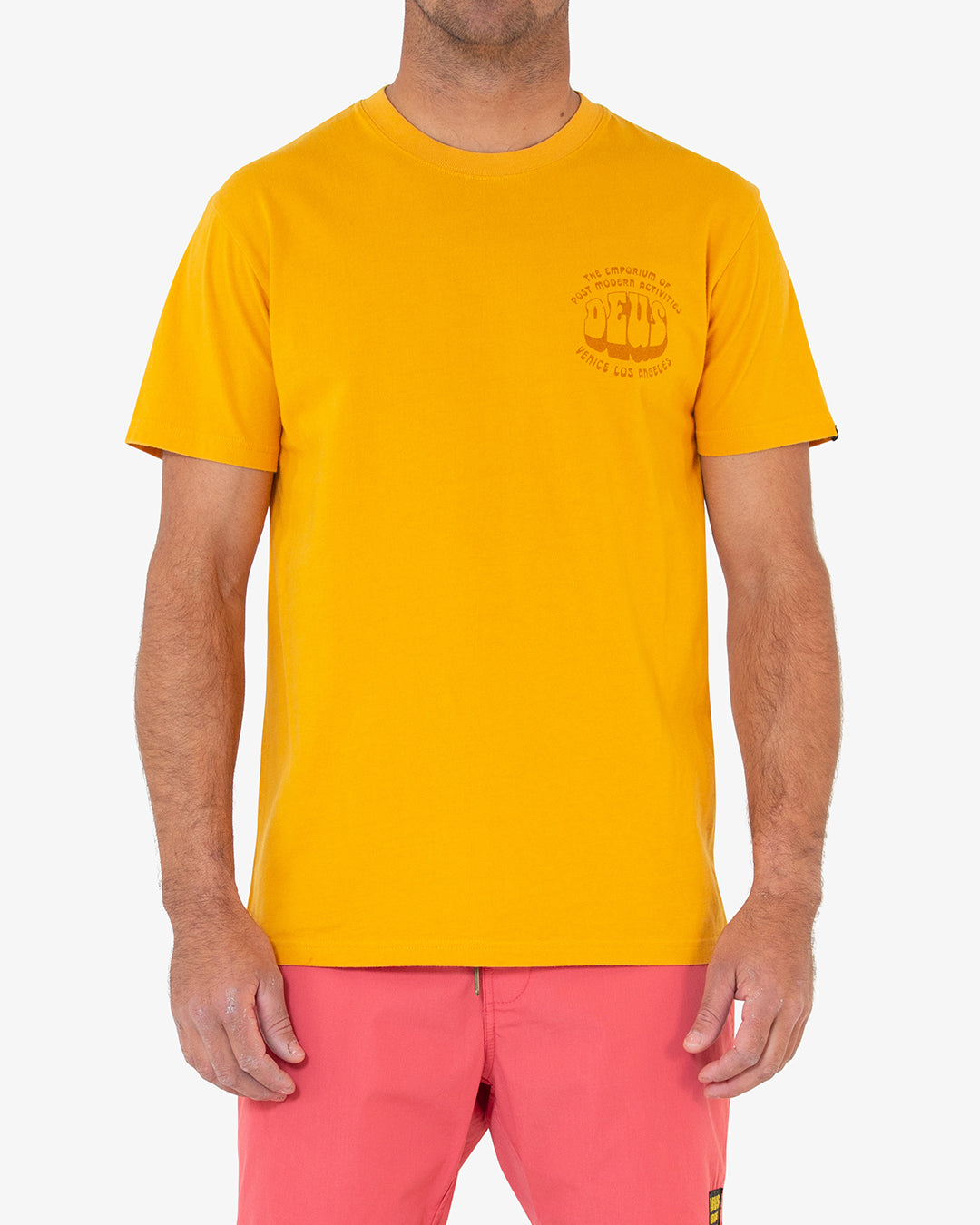 Venice Address Tee (Regular Fit) - Golden Yellow