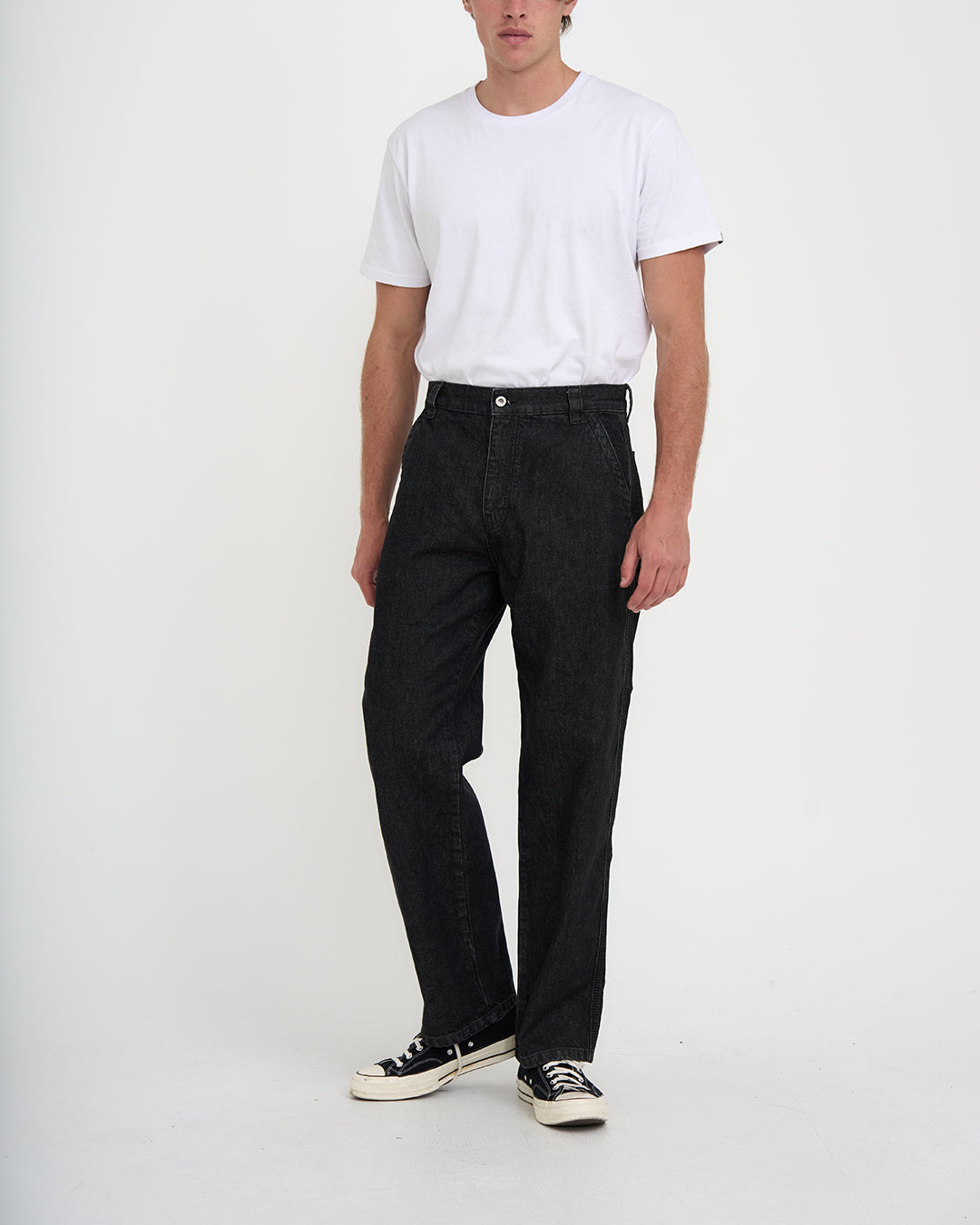 Shawn Workwear Jean - Washed Black
