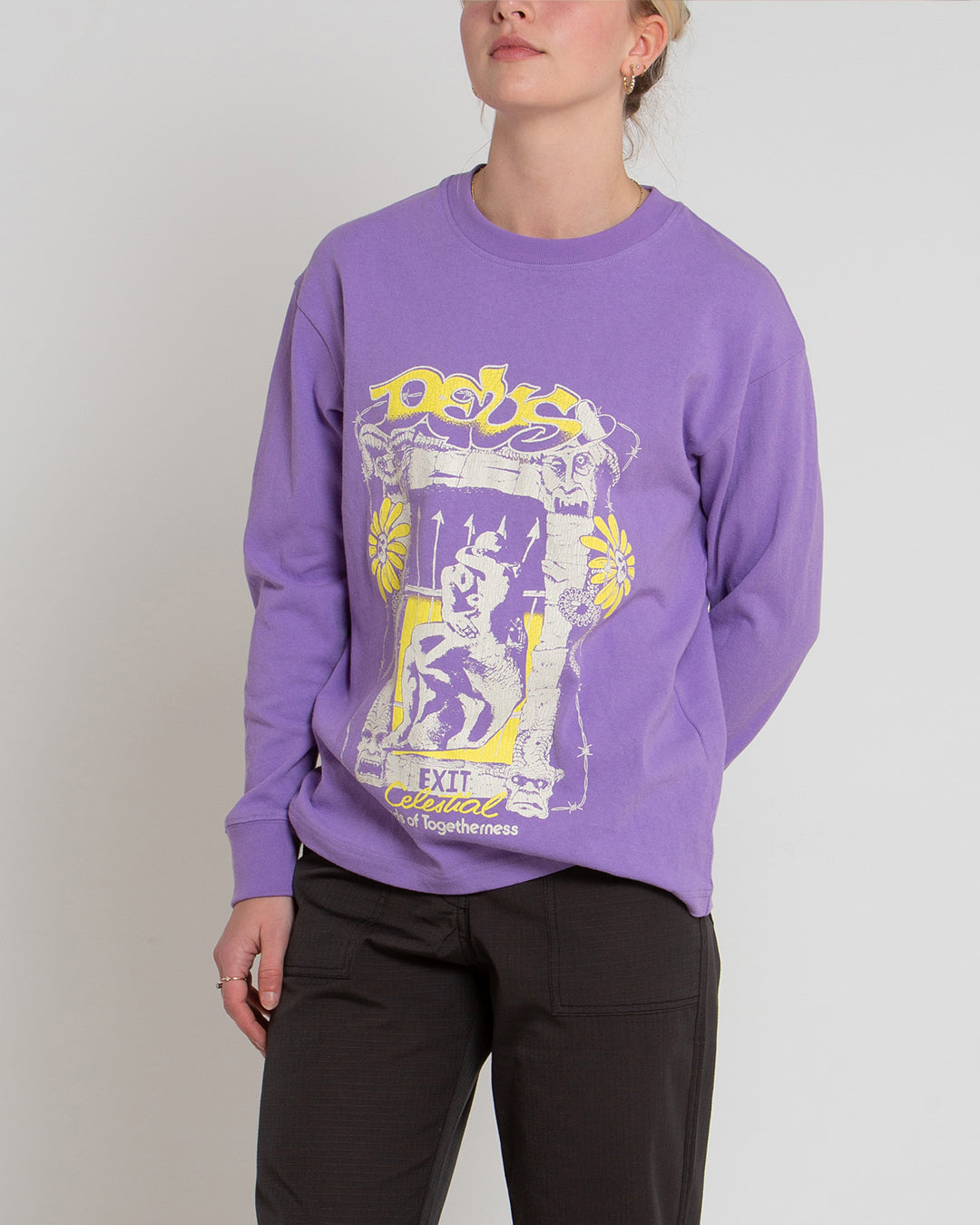 Embrace Long Sleeve Tee - Bougainvillea