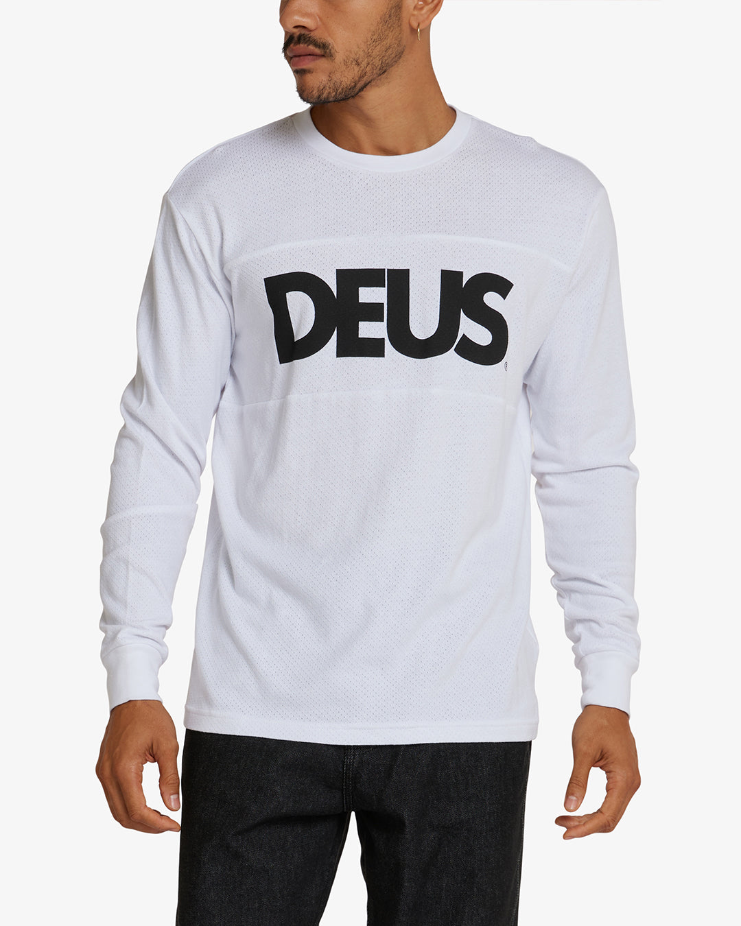 All Caps Moto Jersey - White