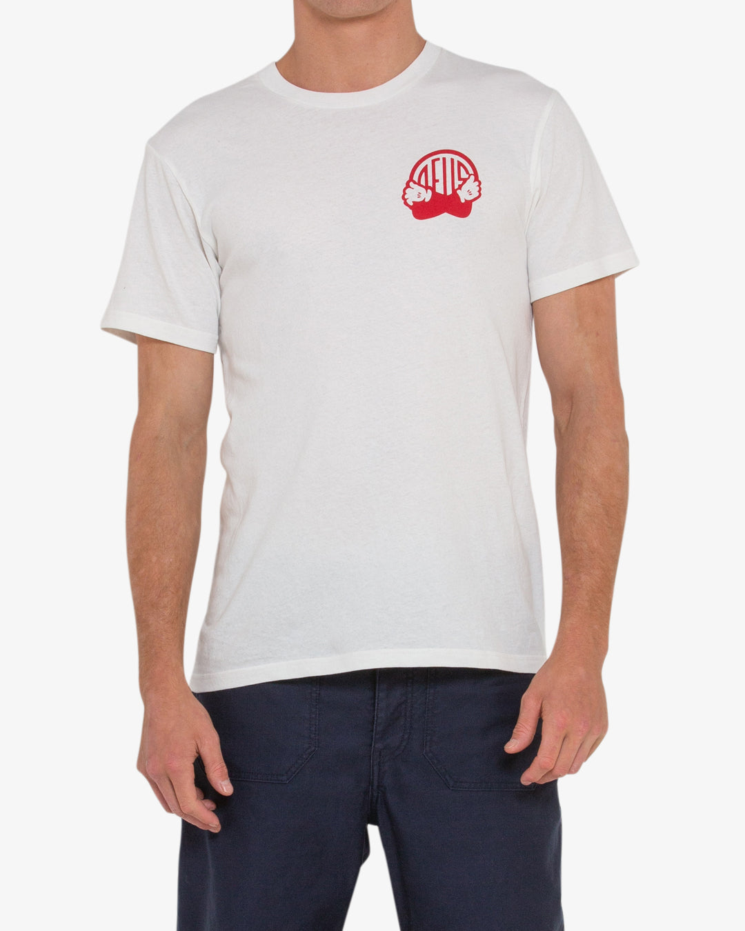 Rhinestone Tee - Vintage White