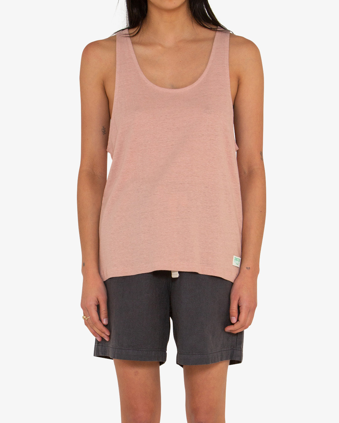 Waverley Tank (Oversized Fit) - Dusty Pink