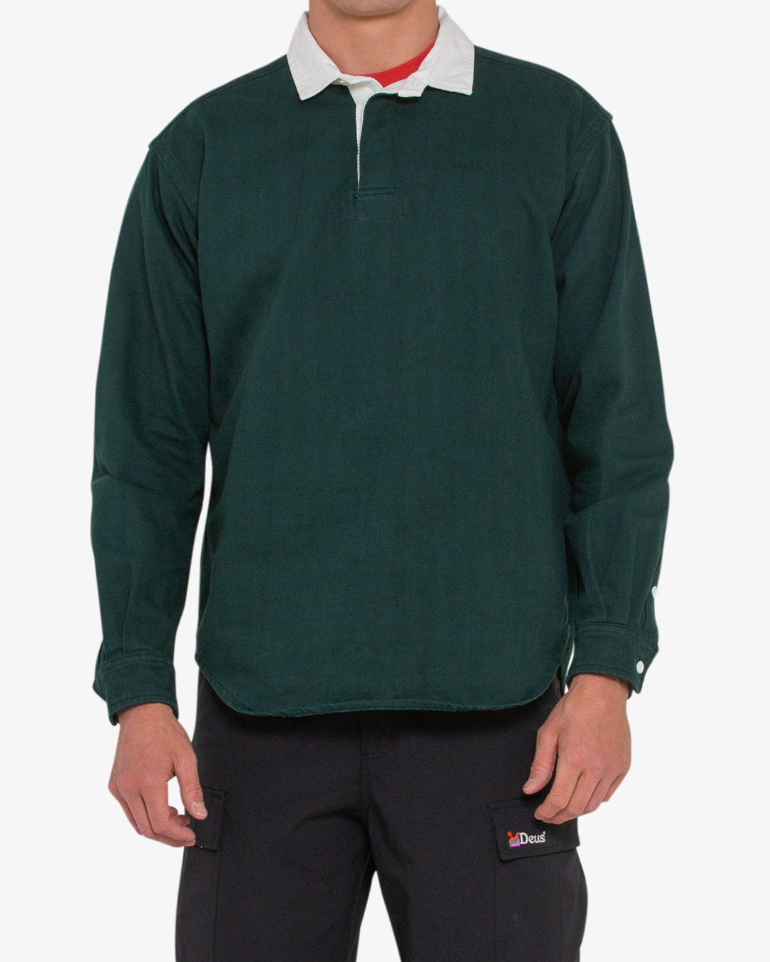 Leon Rugby Shirt - Trek Green