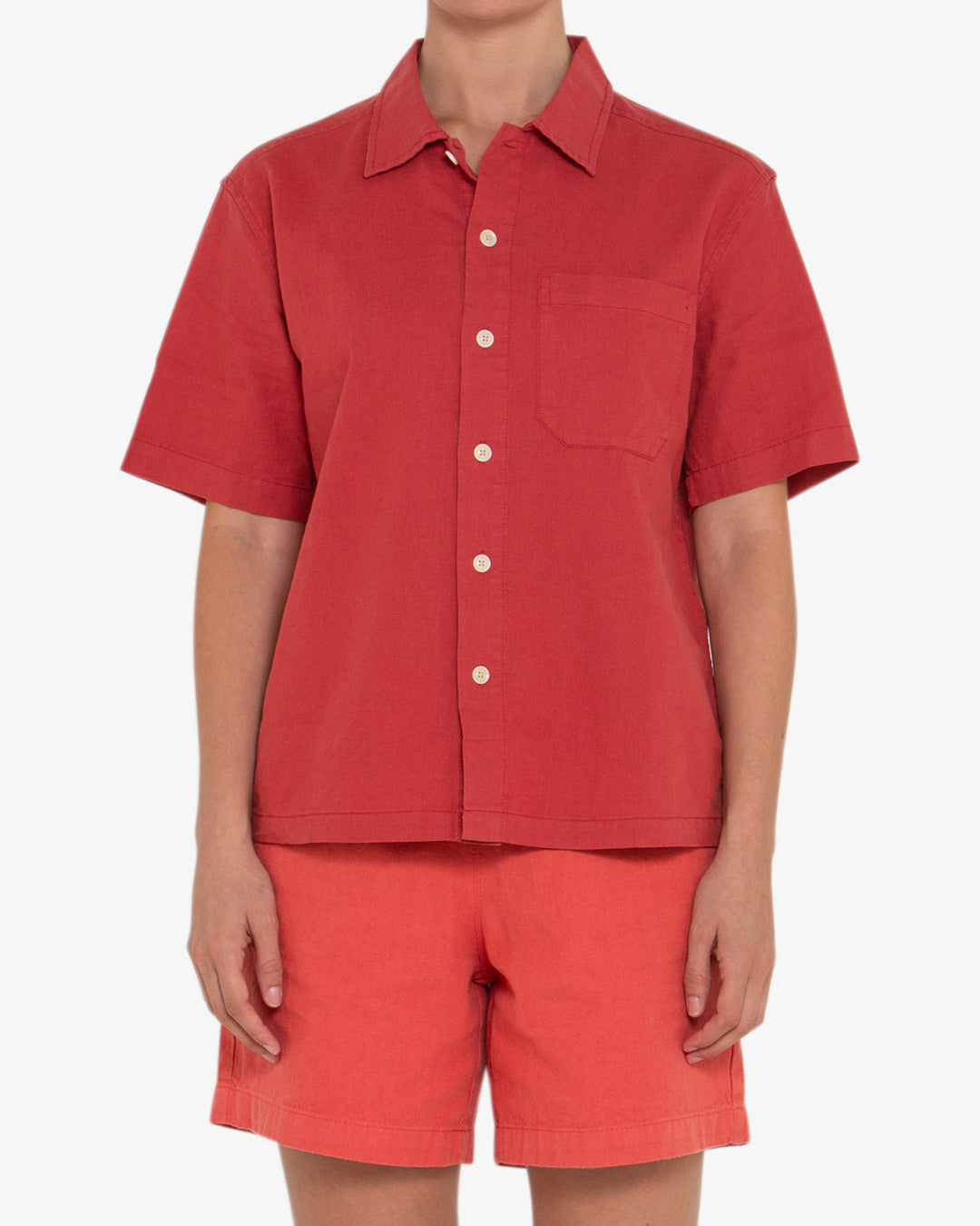 Onnie Short Sleeve Shirt - Cranberry