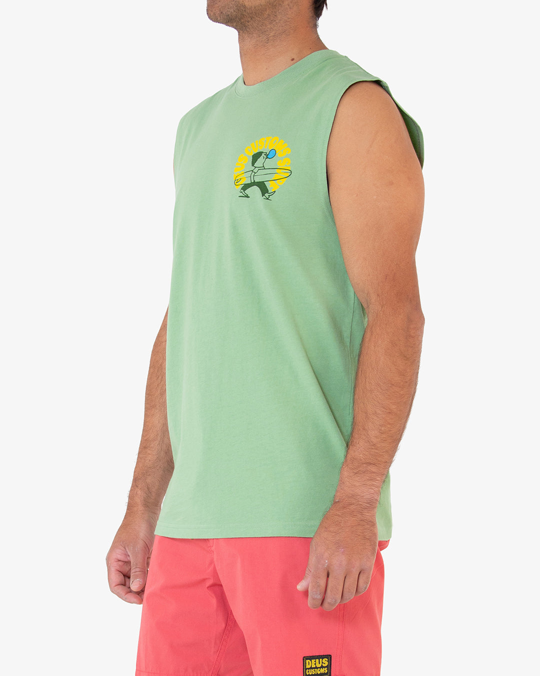 Spinning Muscle (Regular Fit) - Fair Green