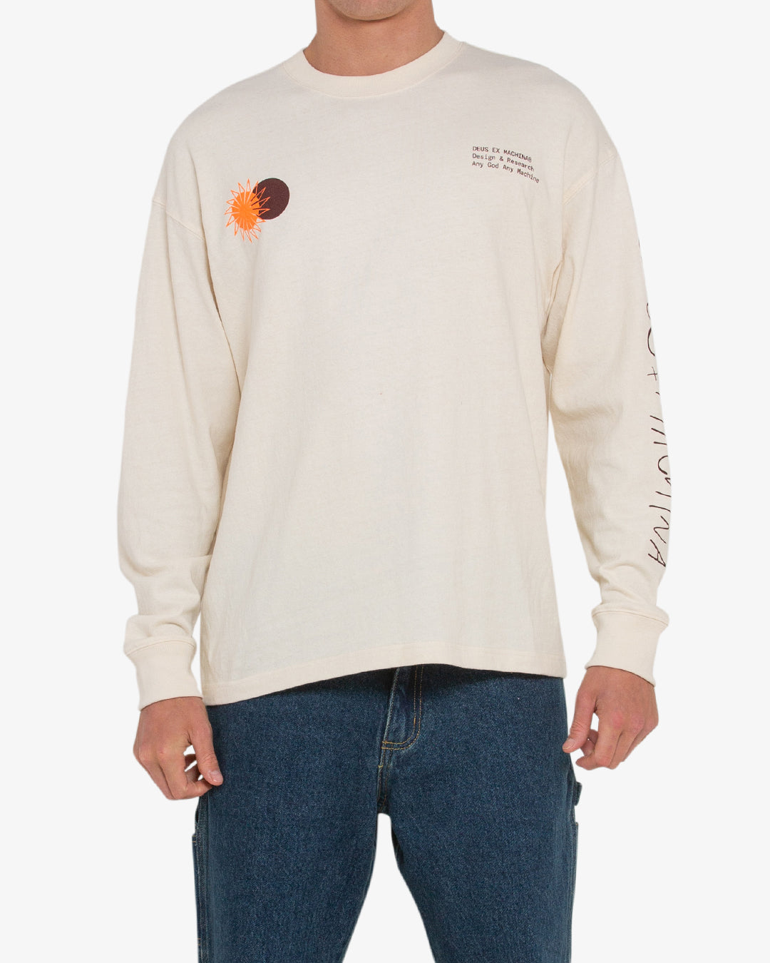 Nimbus Long Sleeve Tee - Dirty White