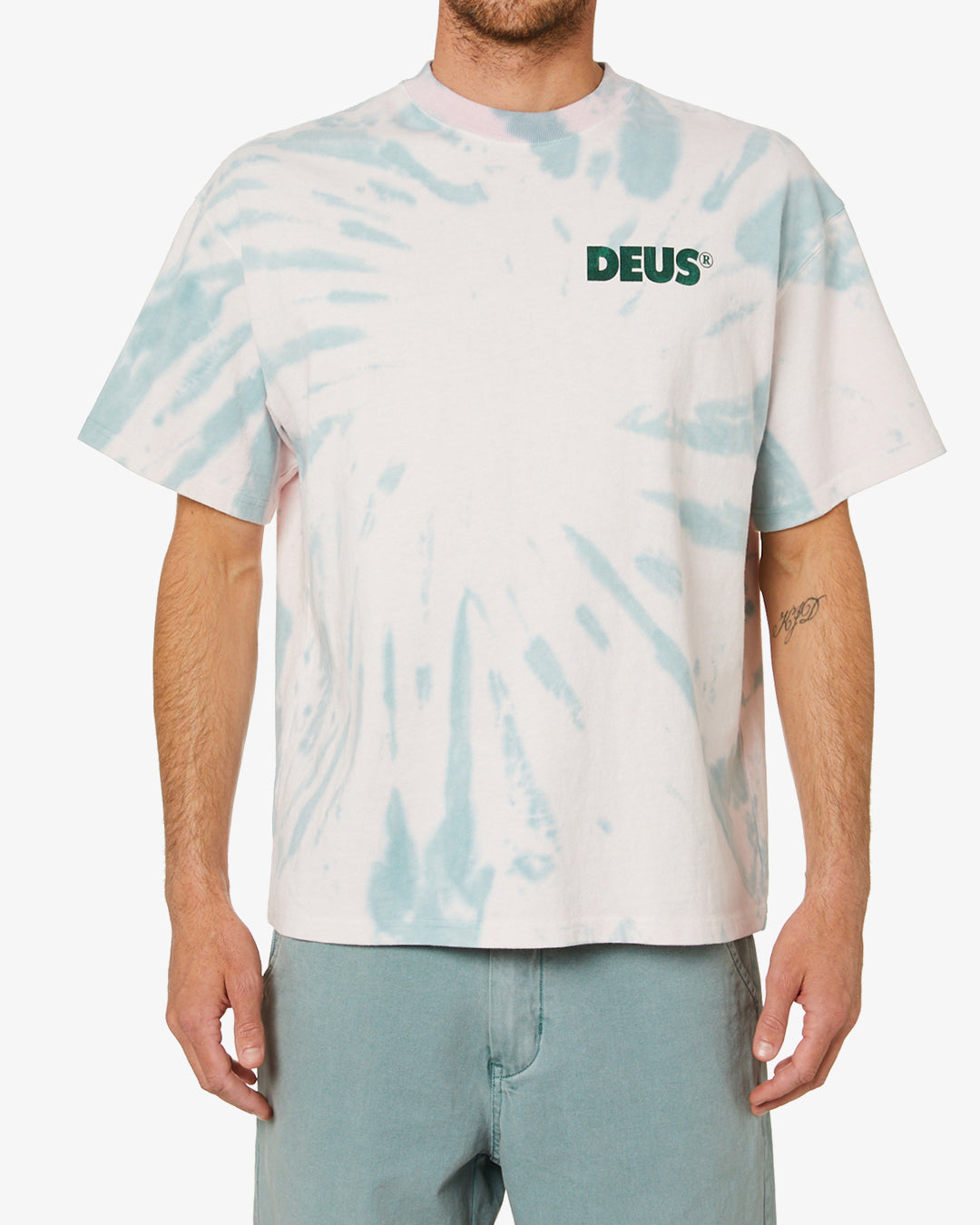 Flat Footed Tie Dye Tee (Oversized Fit) - Pale Lilac