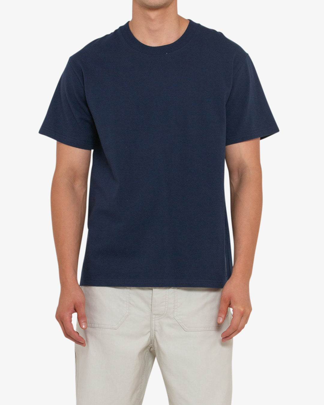 Plain Naval Tee - Navy