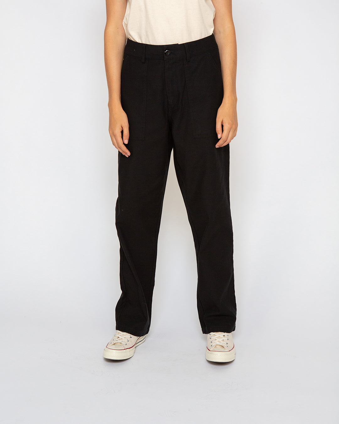 Mona Fatigue Pant - Black