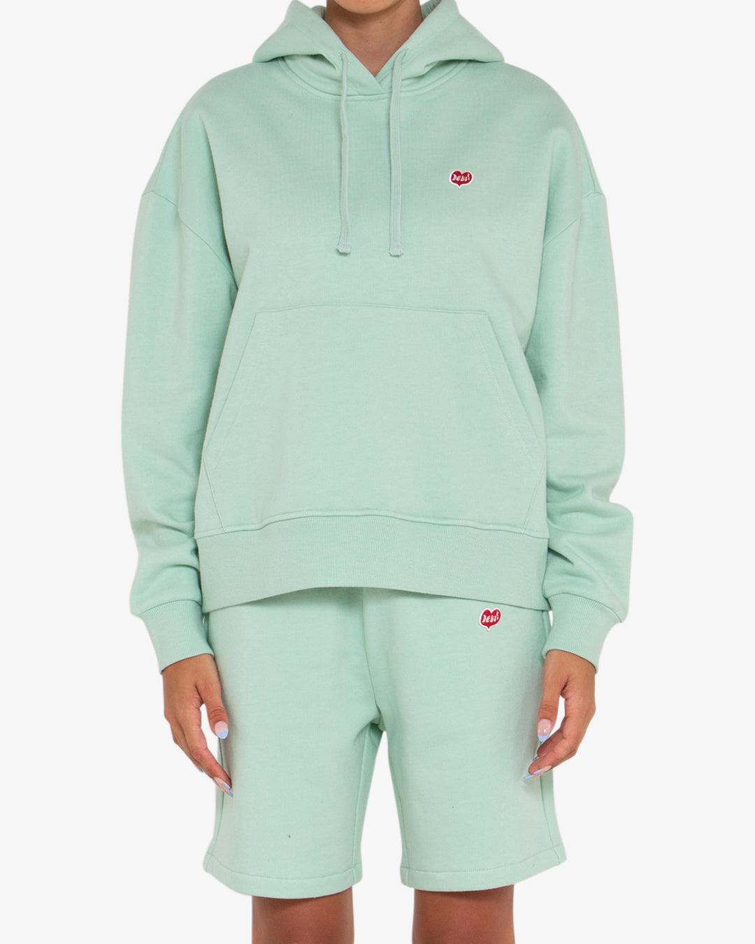 True Romance Hoodie (Oversized Fit) - Granite Green