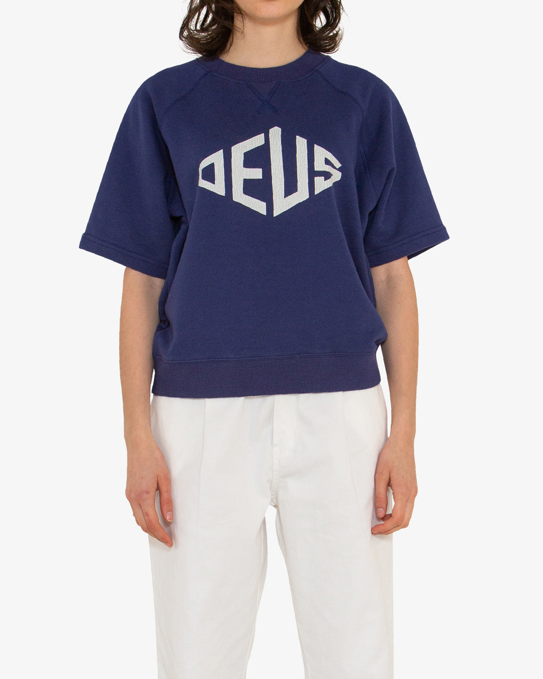 Lucky Short Sleeve Raglan (Oversized Fit) - Twilight Blue
