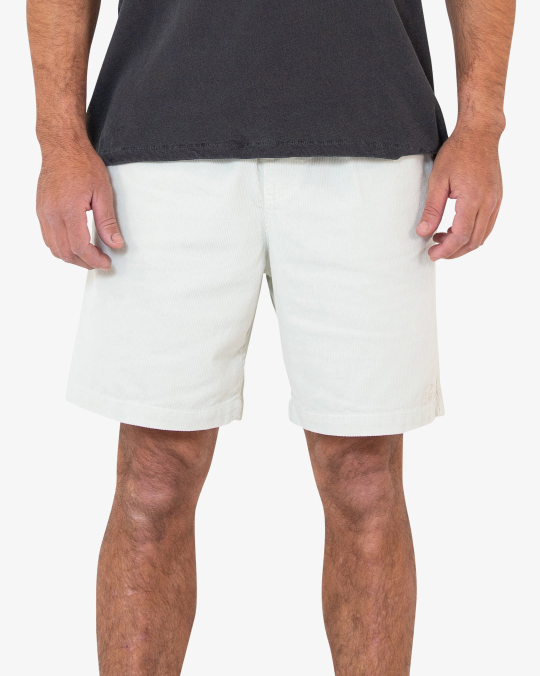 Leisure Cord Short (Relaxed Fit) - White Chalk