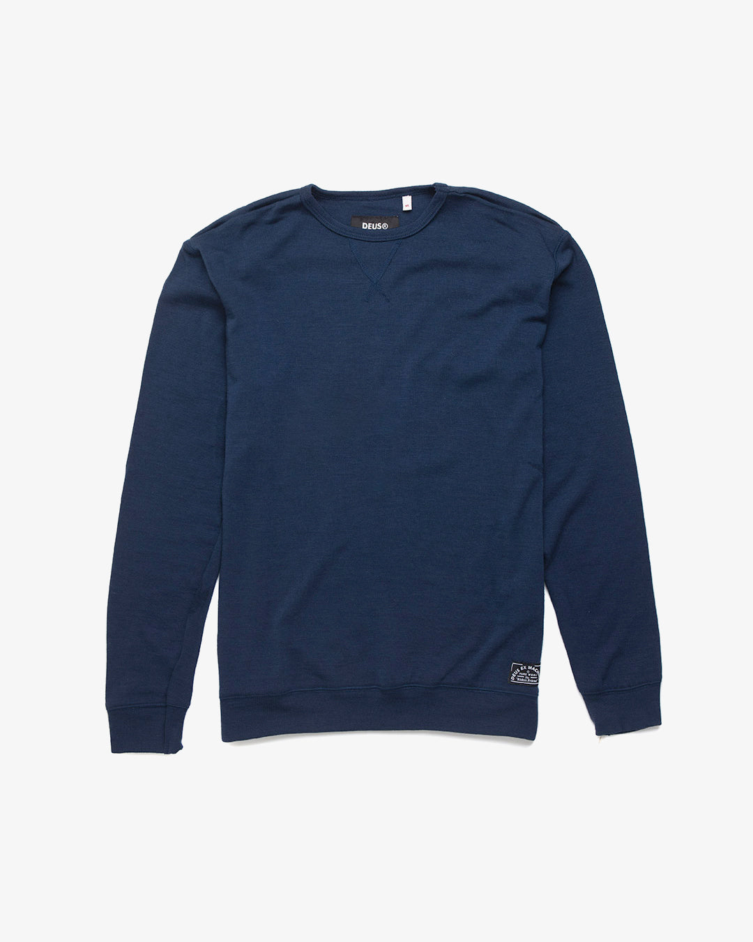 Merino Crew Neck Sweater - Indigo
