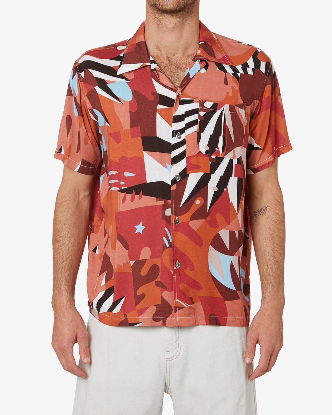 Naito Manuva Shirt (Relaxed Fit) - Red