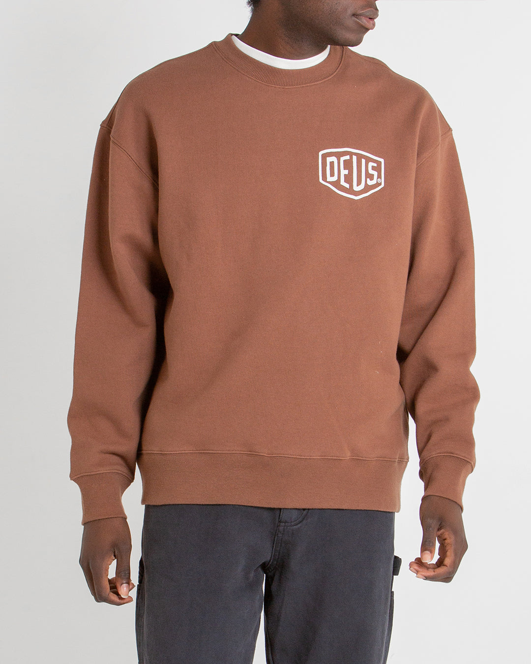 Oversized Venice Crew - Bison