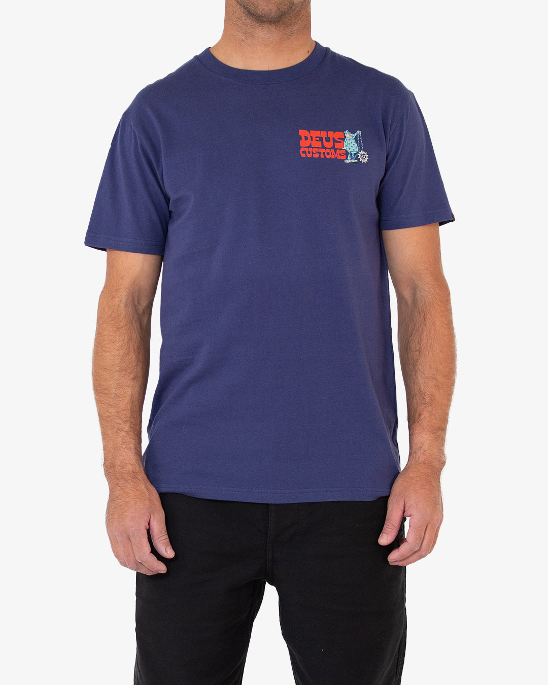 Chain Gang Tee (Regular Fit) - Workwear Blue