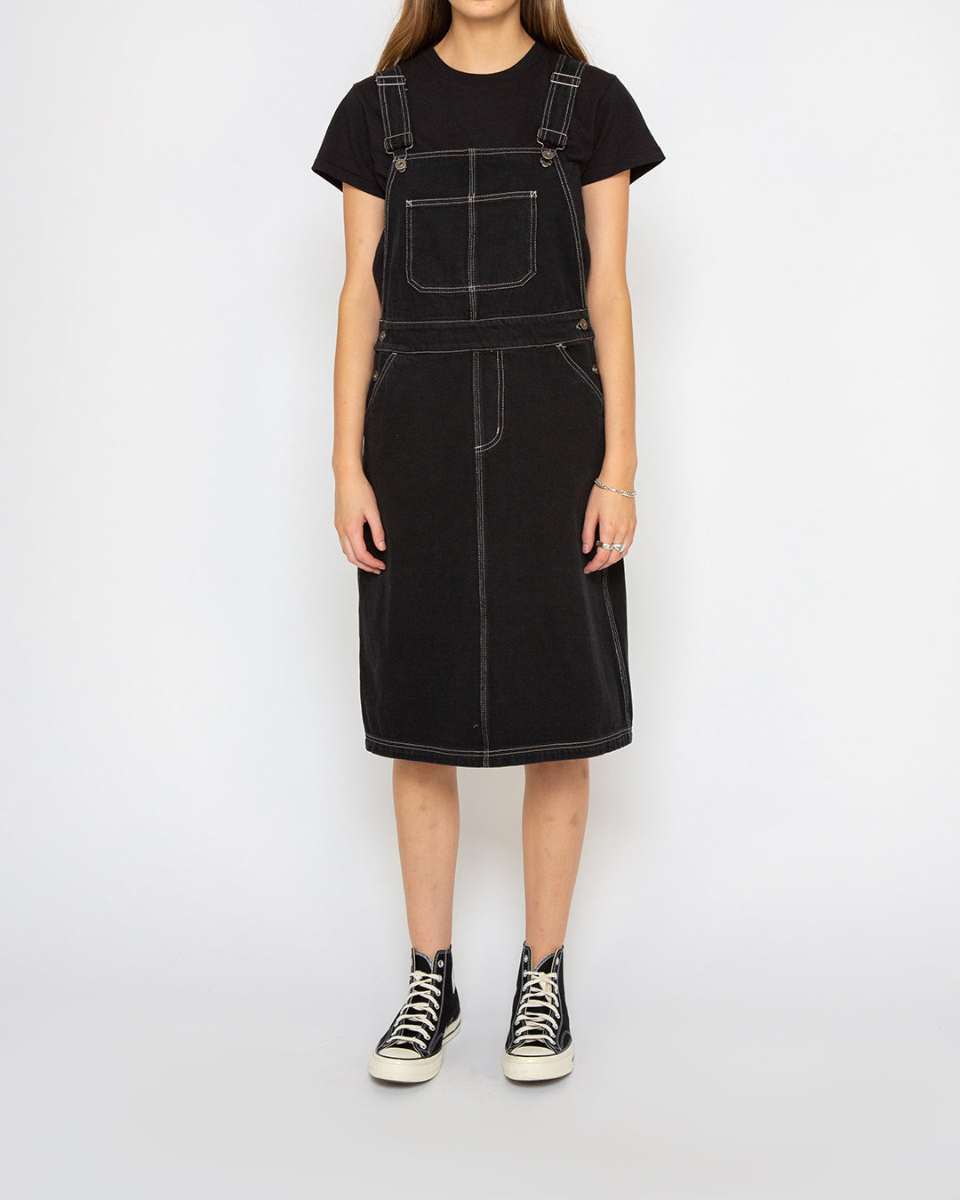 Overall Dress (Relaxed Fit) - Black