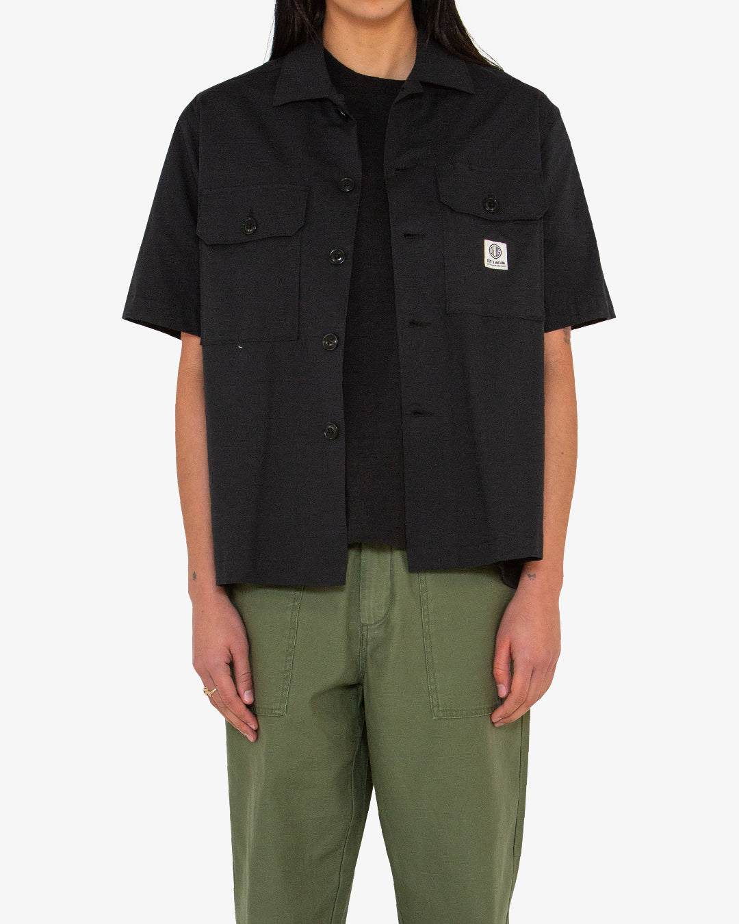 Suzy Shirt (Relaxed Fit) - Black