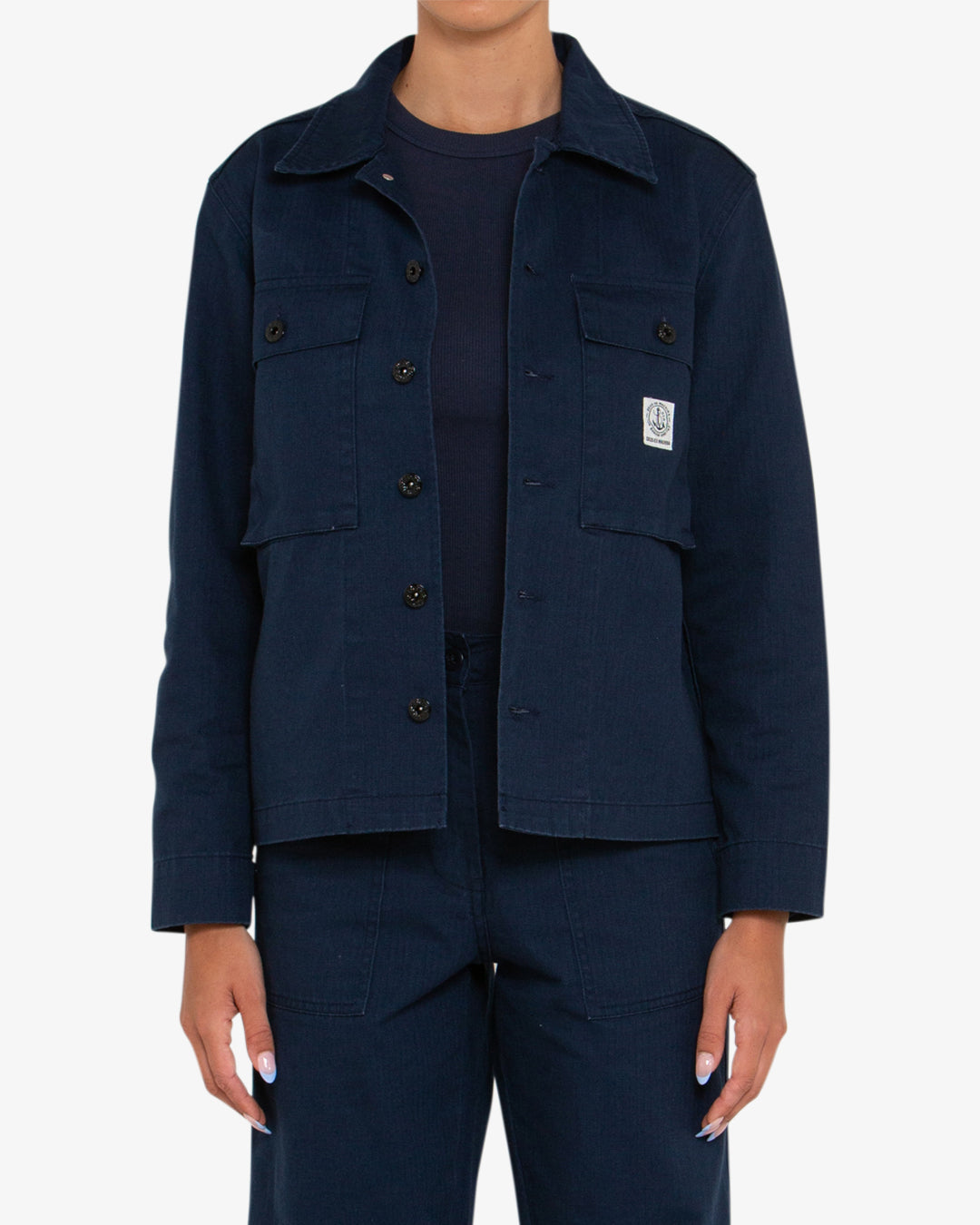 Hbt Naval Overshirt - Navy