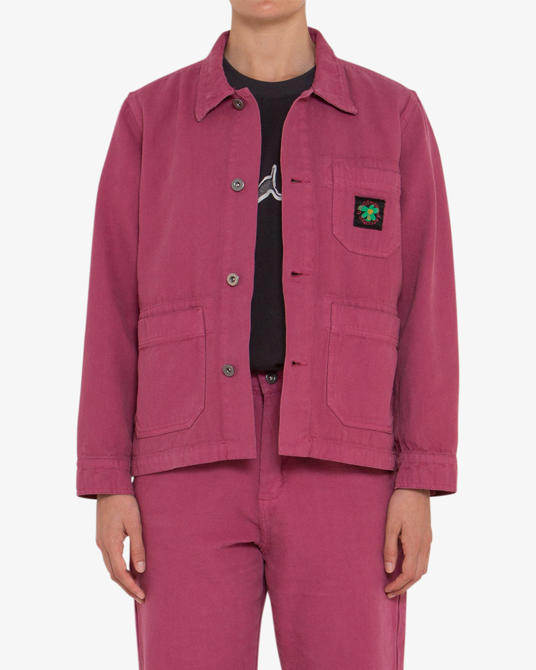 Eileen Chore Shirt - Dry Rose