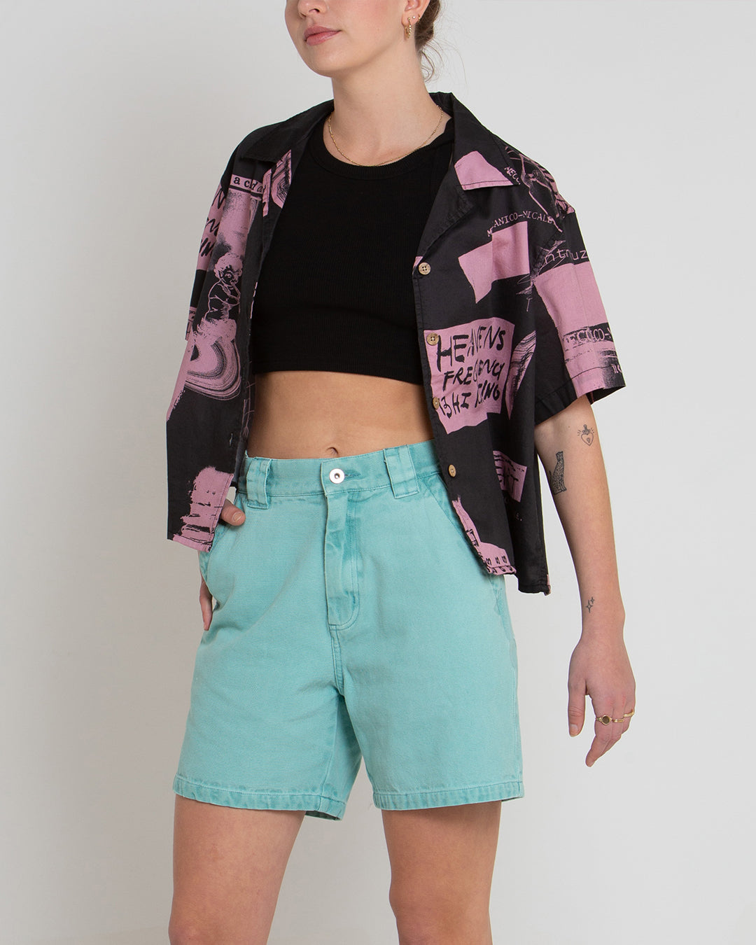 Freq Flag Short Sleeve Shirt - Zephyr Multi