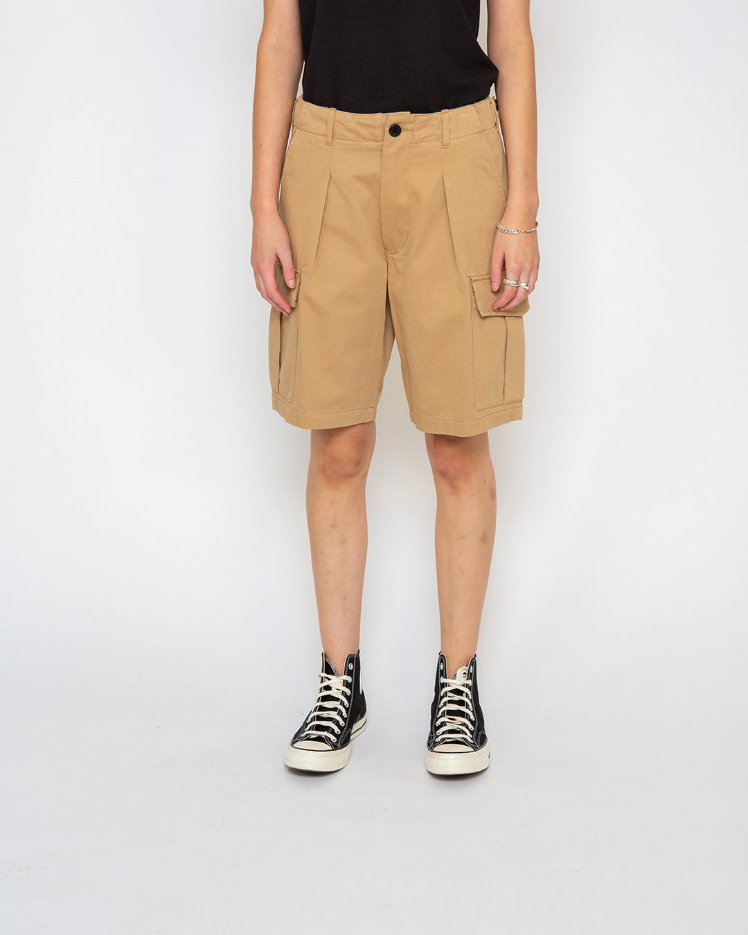 Chloe Cargo Short (Relaxed Fit) - Safari