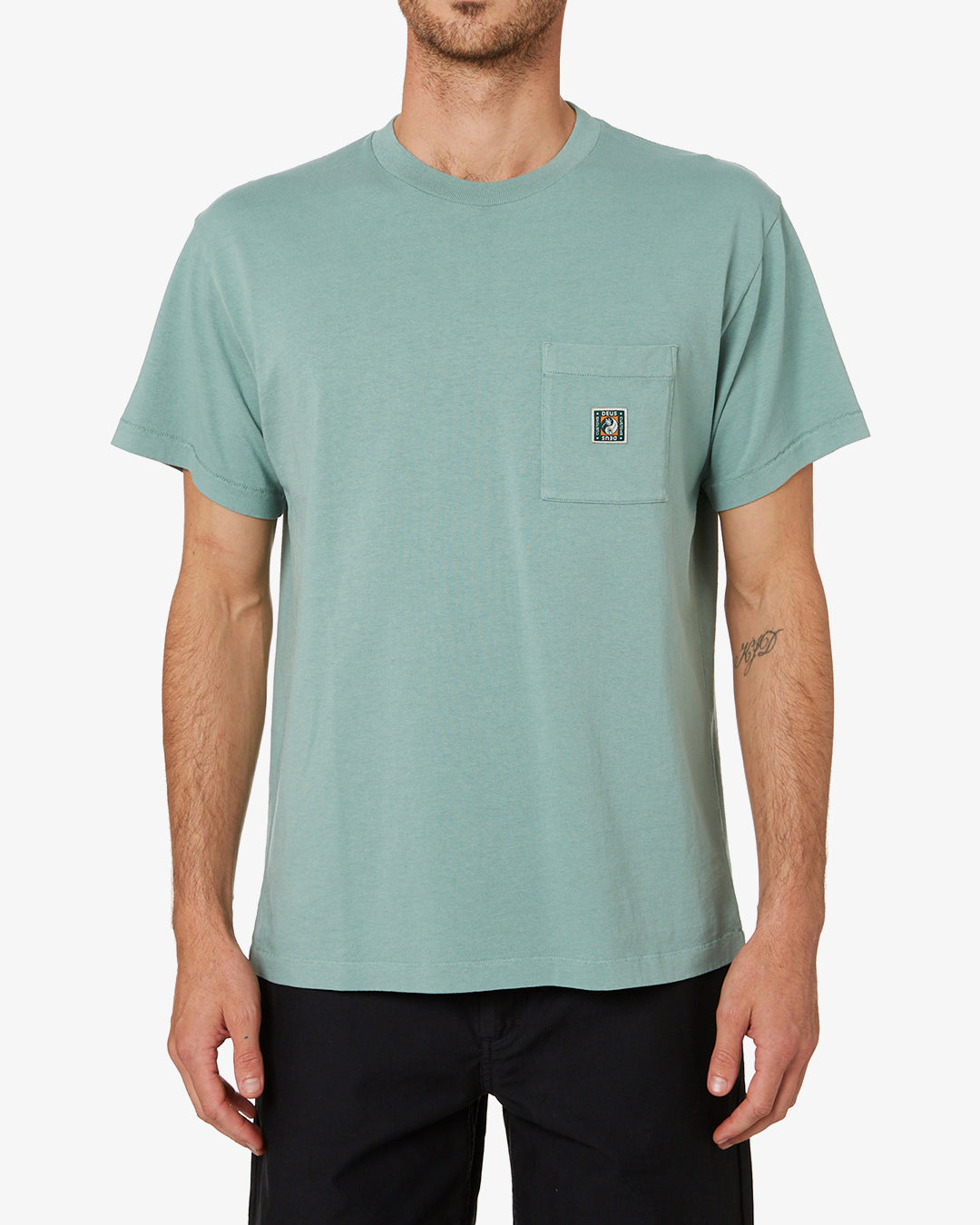 Canyon Pocket Tee (Box Fit) - Sea Foam