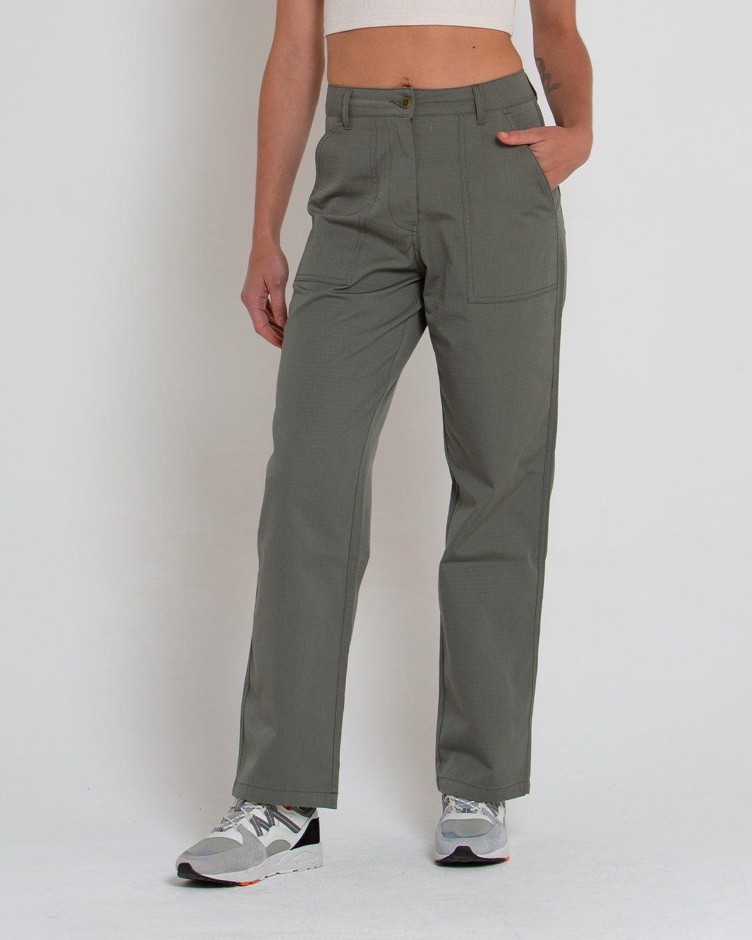 Mona Ripstop Pant - Lichen Green