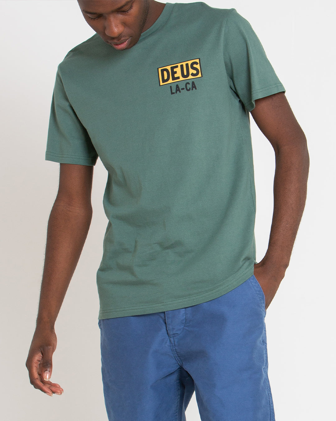 Super Stitious Tee - Work Green