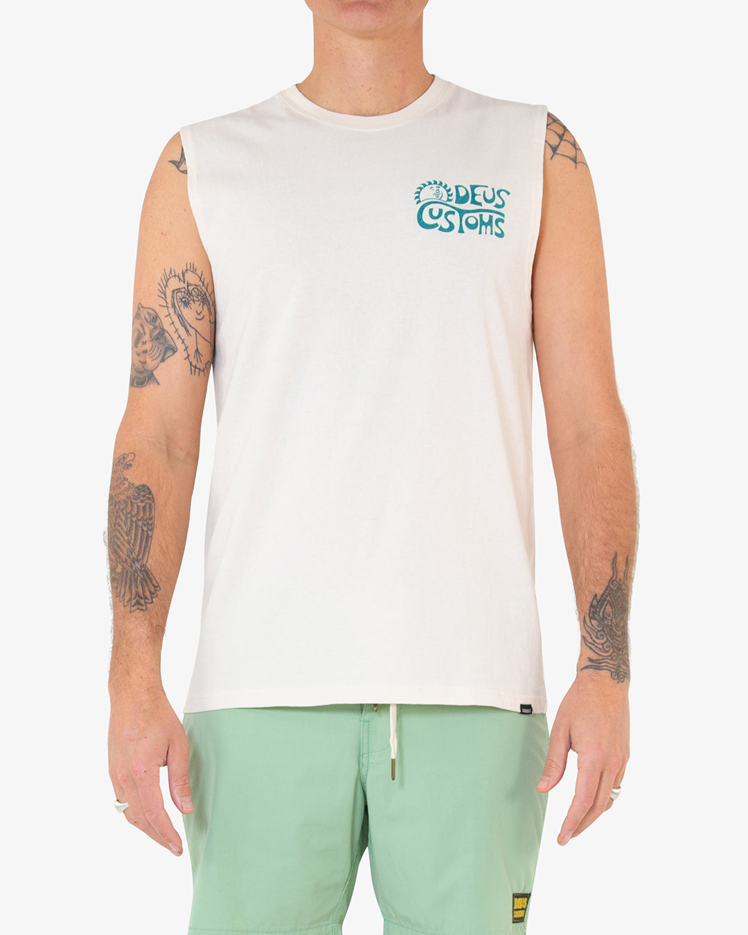 Buzzin Muscle (Regular Fit) - Dirty White