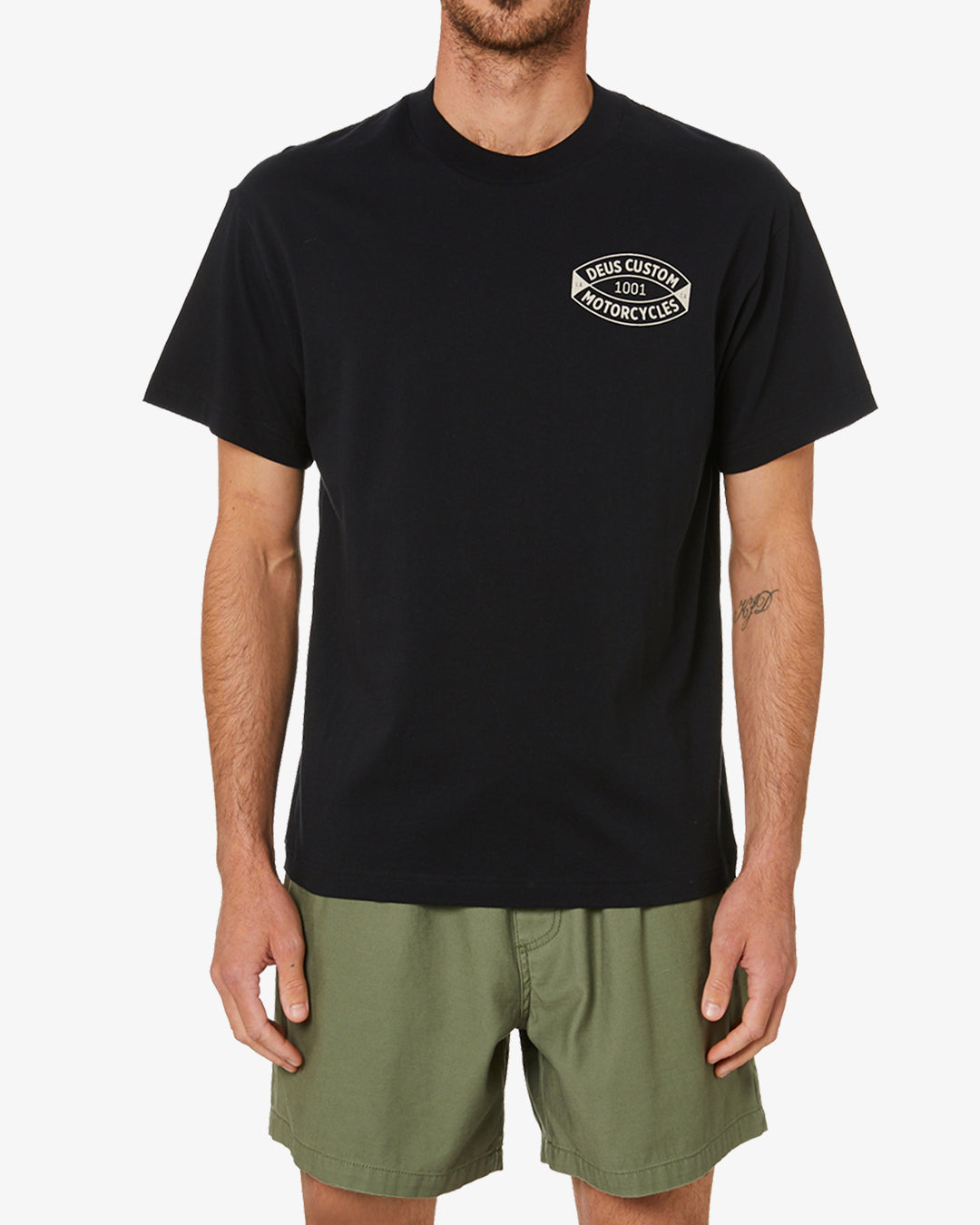 Harlem Tee (Box Fit) - Black
