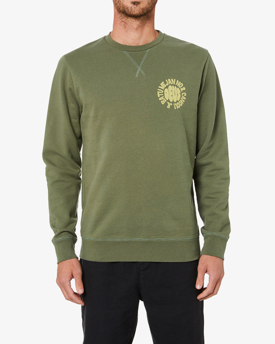 Canggu Surf Crew (Regular Fit) - Clover Green