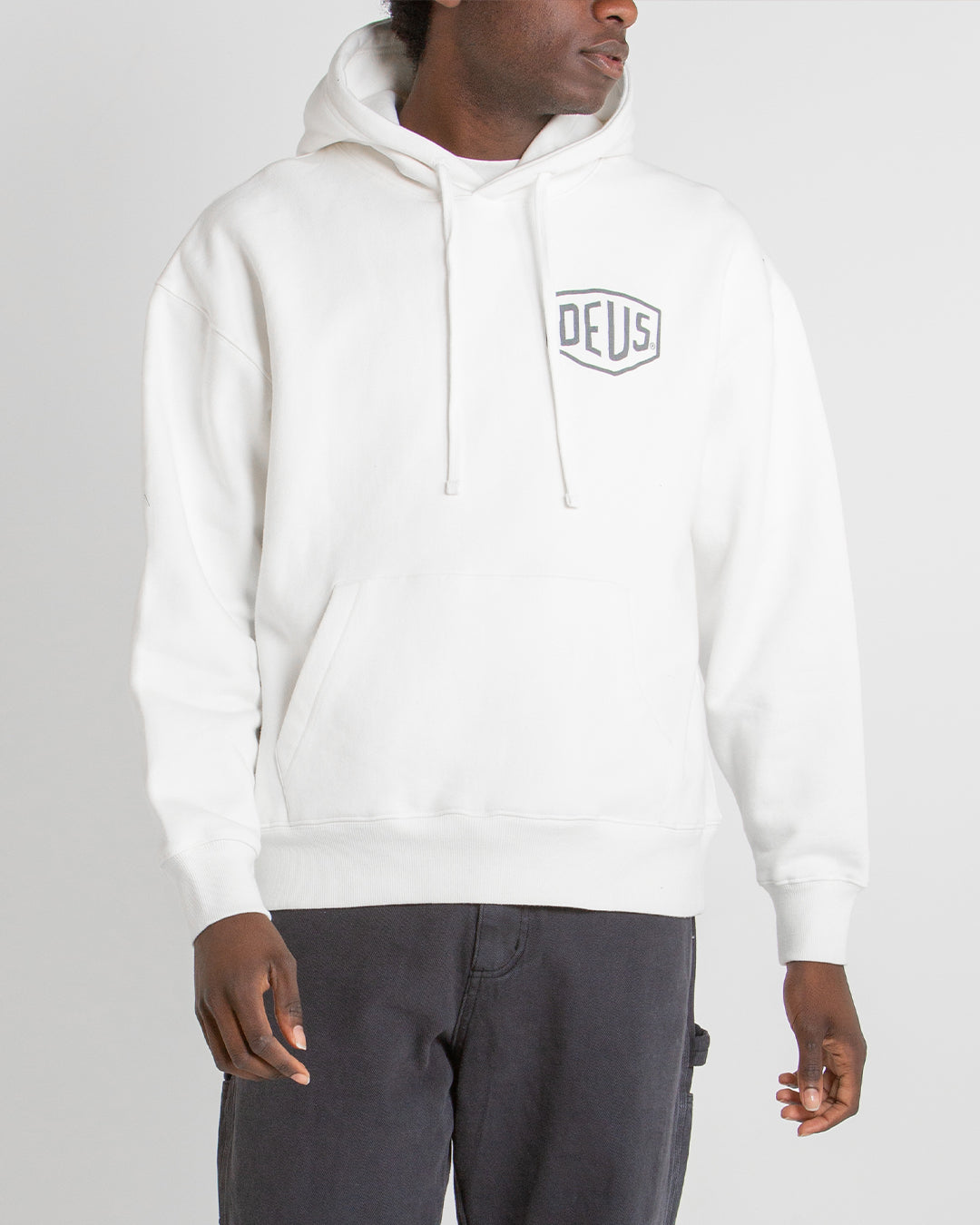 Oversized Seoul Hoodie - Vintage White
