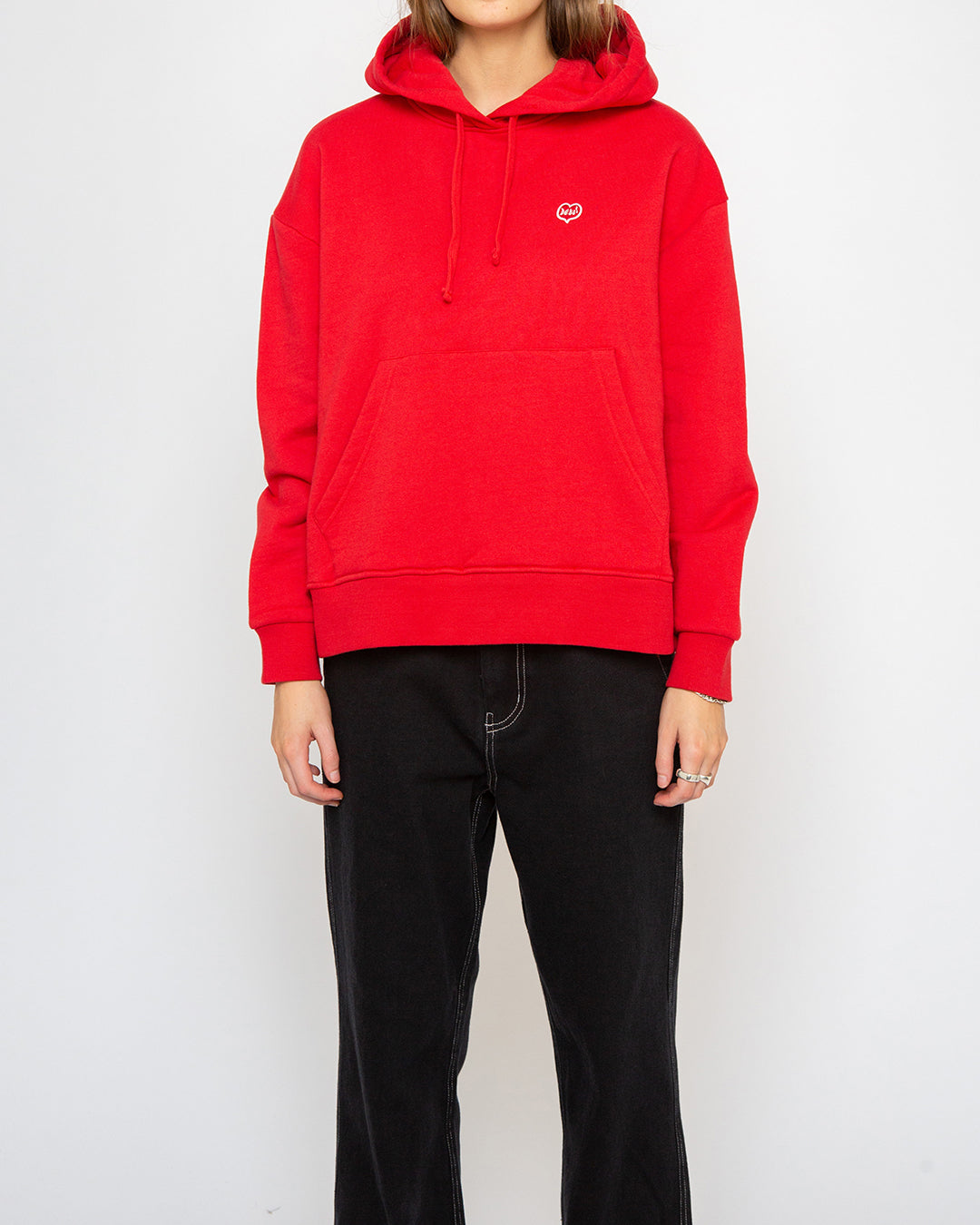 True Romance Hoodie (Oversized Fit) - Rocco Red