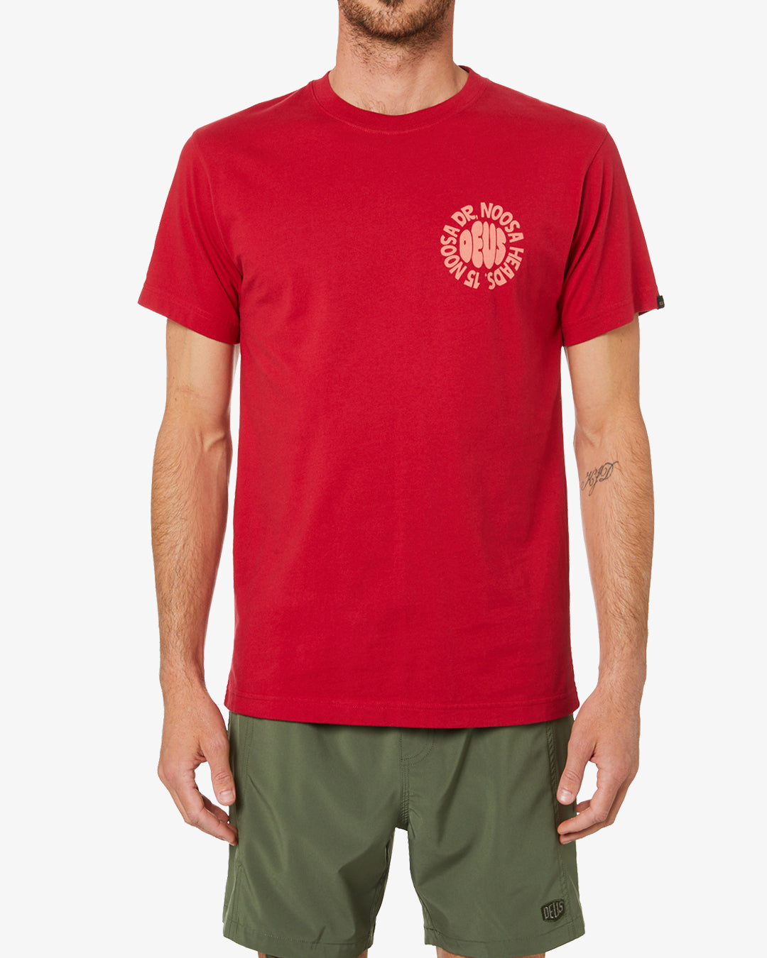 Noosa Surf Tee (Regular Fit) - Jester Red