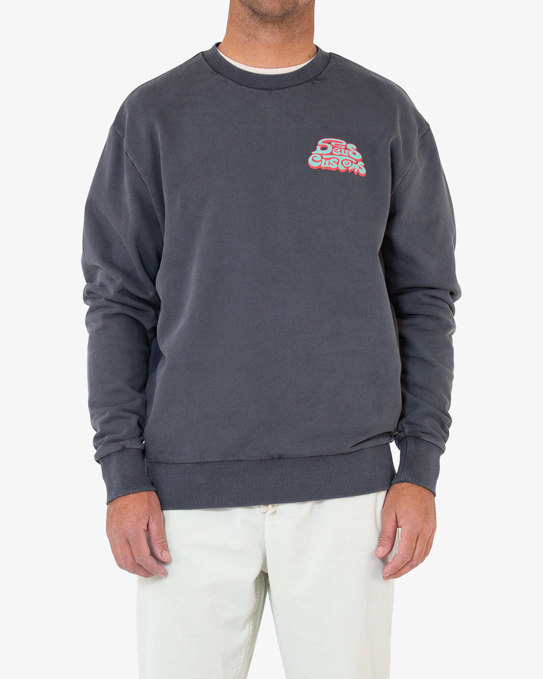 Libra Crew (Box Fit) - Shadow Black