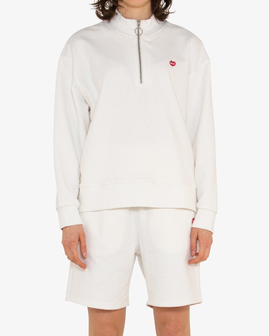 True Romance Zip (Oversized Fit) - Vintage White