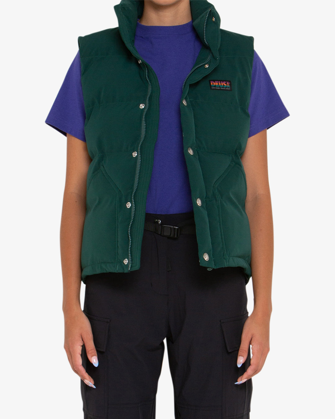 Cadettes Puffer Vest - Trek Green