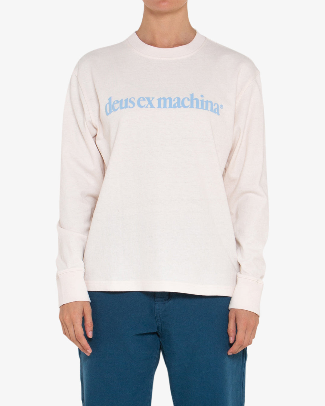Destiny Long Sleeve Tee - White Sand