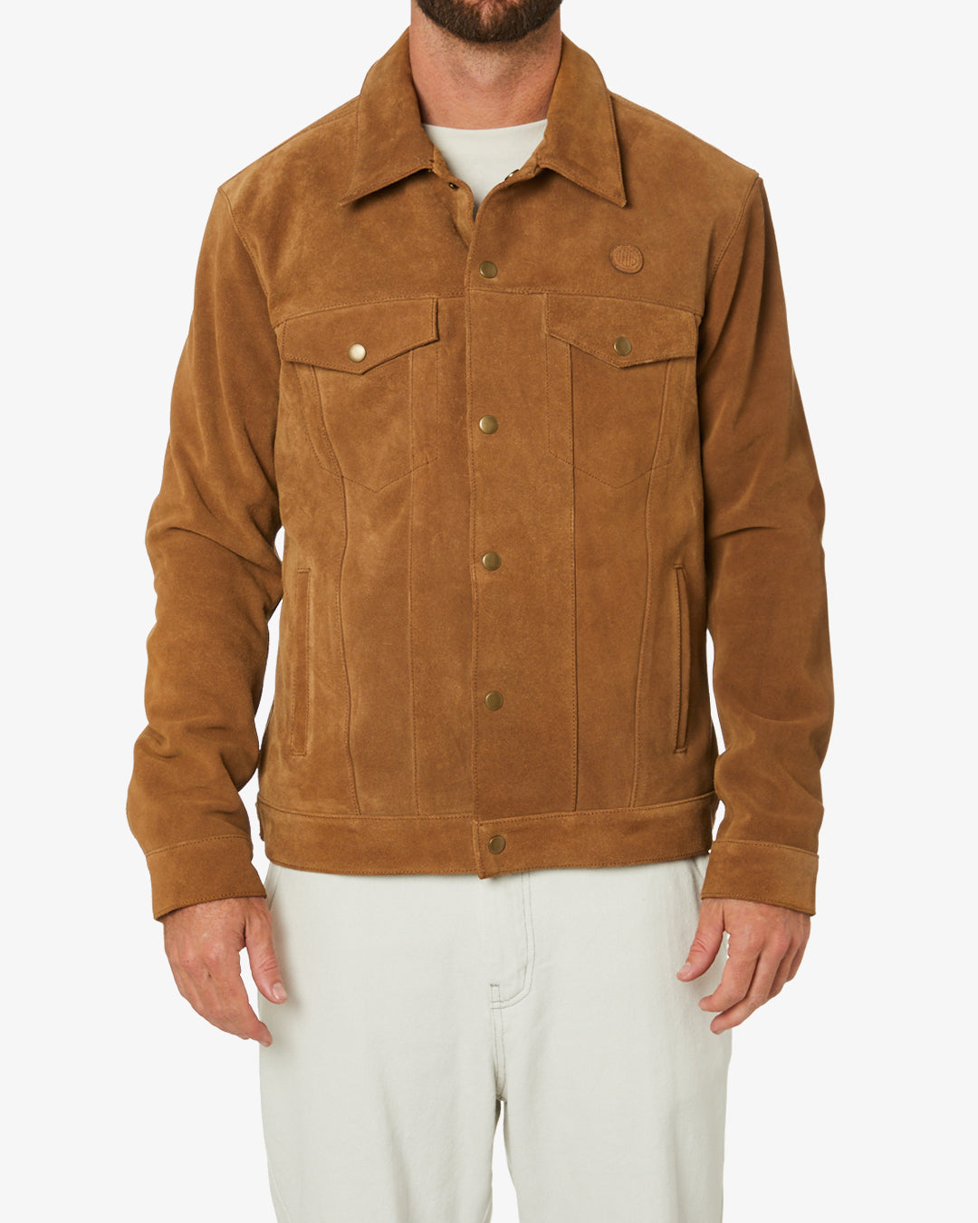 Wildfire Suede Jacket (Regular Fit) - Tan