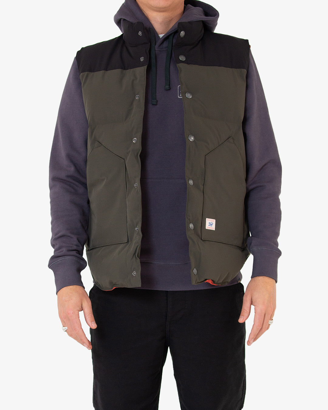 Robson Padded Vest (Regular Fit) - Forest Night