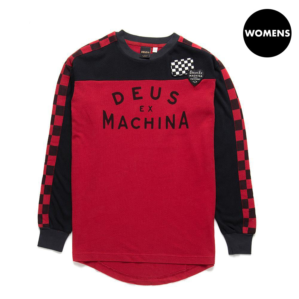 Wildfires Moto Jersey - Chili / Black