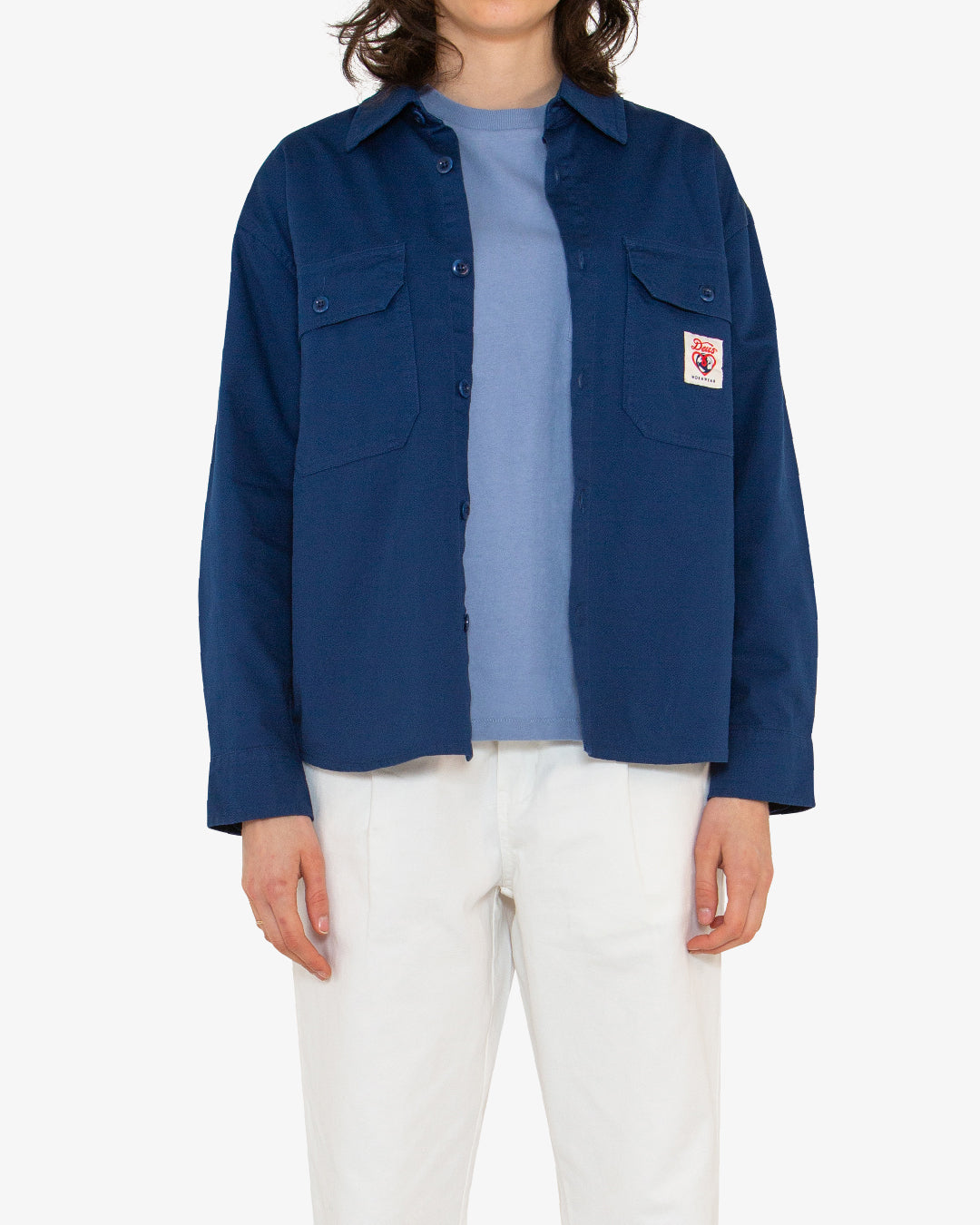 Jeanie Shirt (Oversized Fit) - Twilight Blue