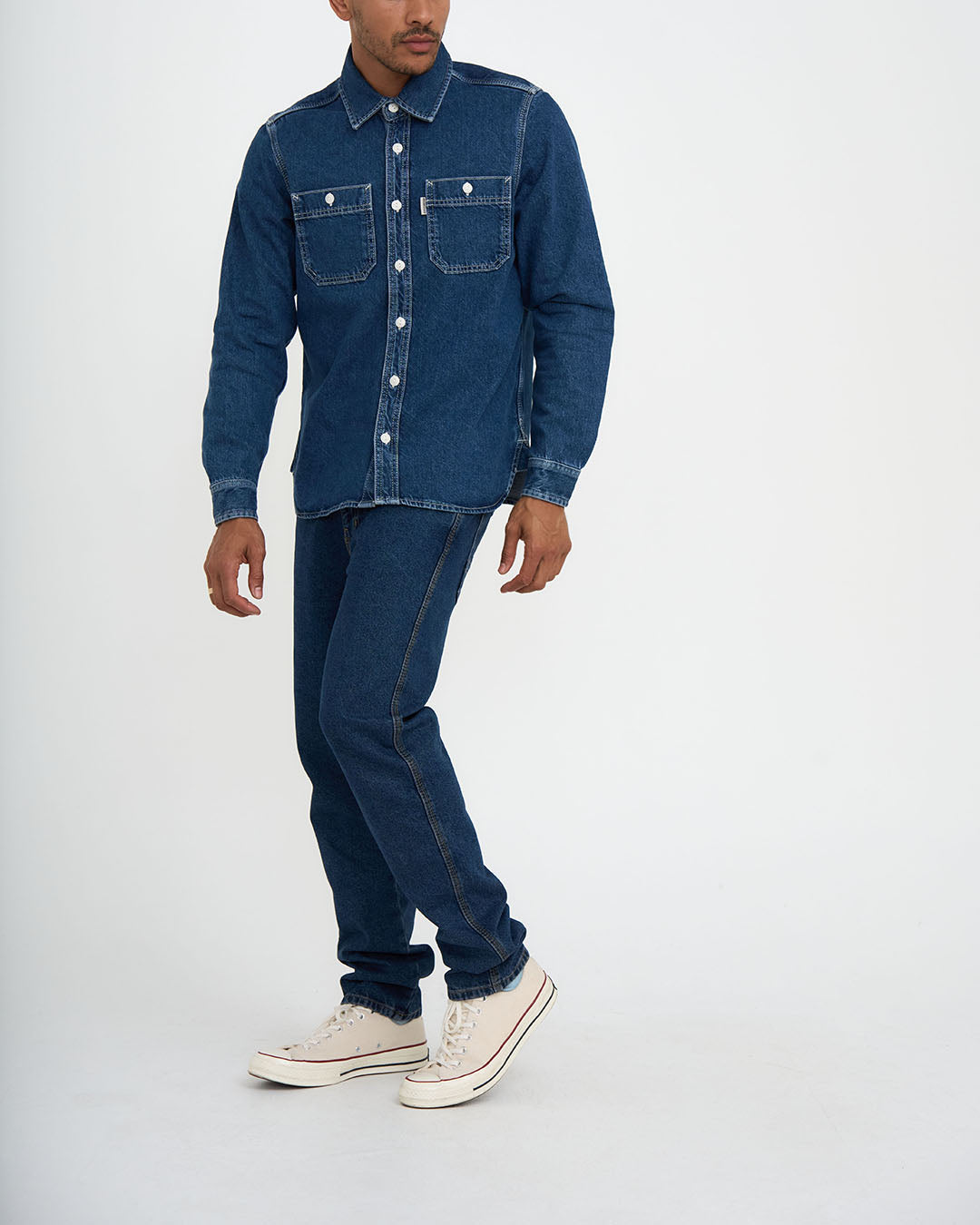 Boston Denim Shirt - Blue Indigo