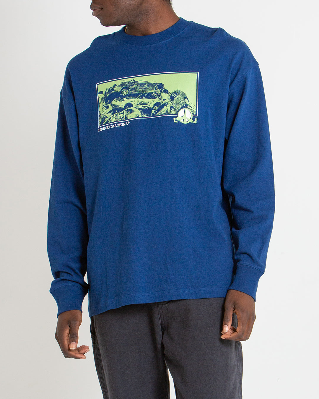 Piece Of Scrap LS Tee - Blue